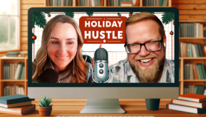 Podcast hosts Neil Mathweg and Mindy Kessenich discussing real estate strategies during the holidays.